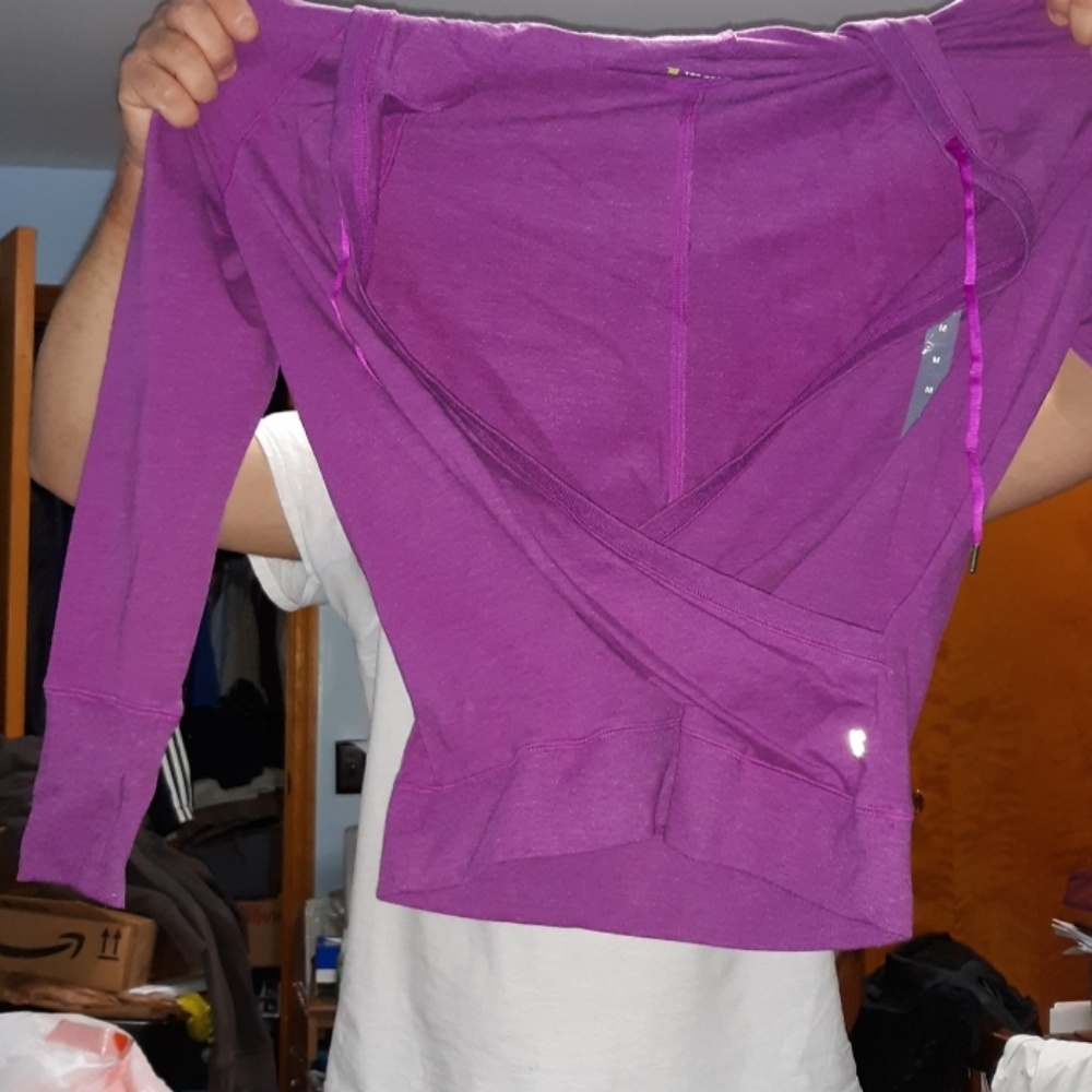 Girls wrap sweatshirt